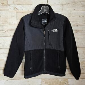 North Face Denali Polartec Jacket Women XS Fleece Full Zip Black GORE-TEX TNF
